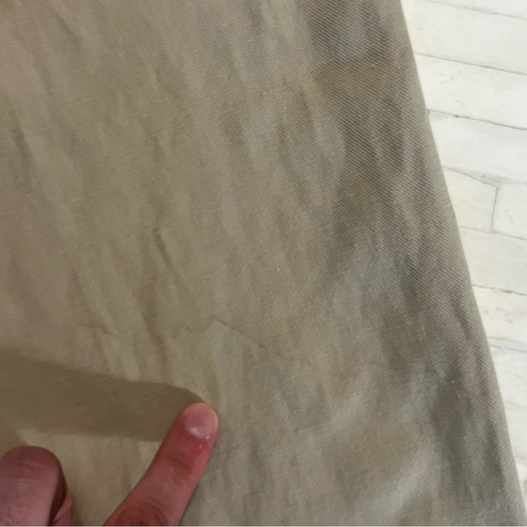 Banana Republic Tan Cropped Chinos size Medium Petite - Picture 10 of 13